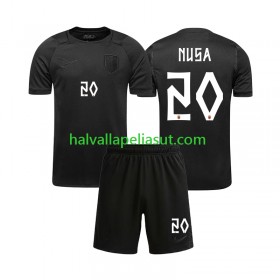 Jalkapallo Pelipaidat/Peliasut Norja Antonio Nusa 20 Lasten Vieraspaita World Cup 2026 Lyhythihainen